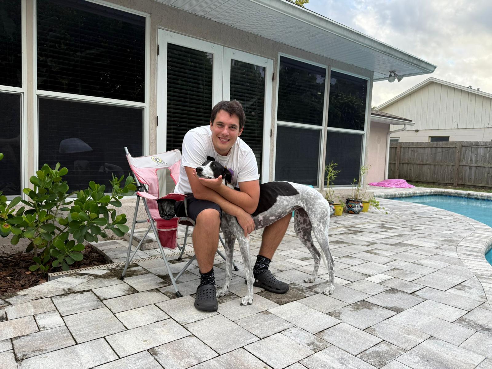 Gabriel with Pancake